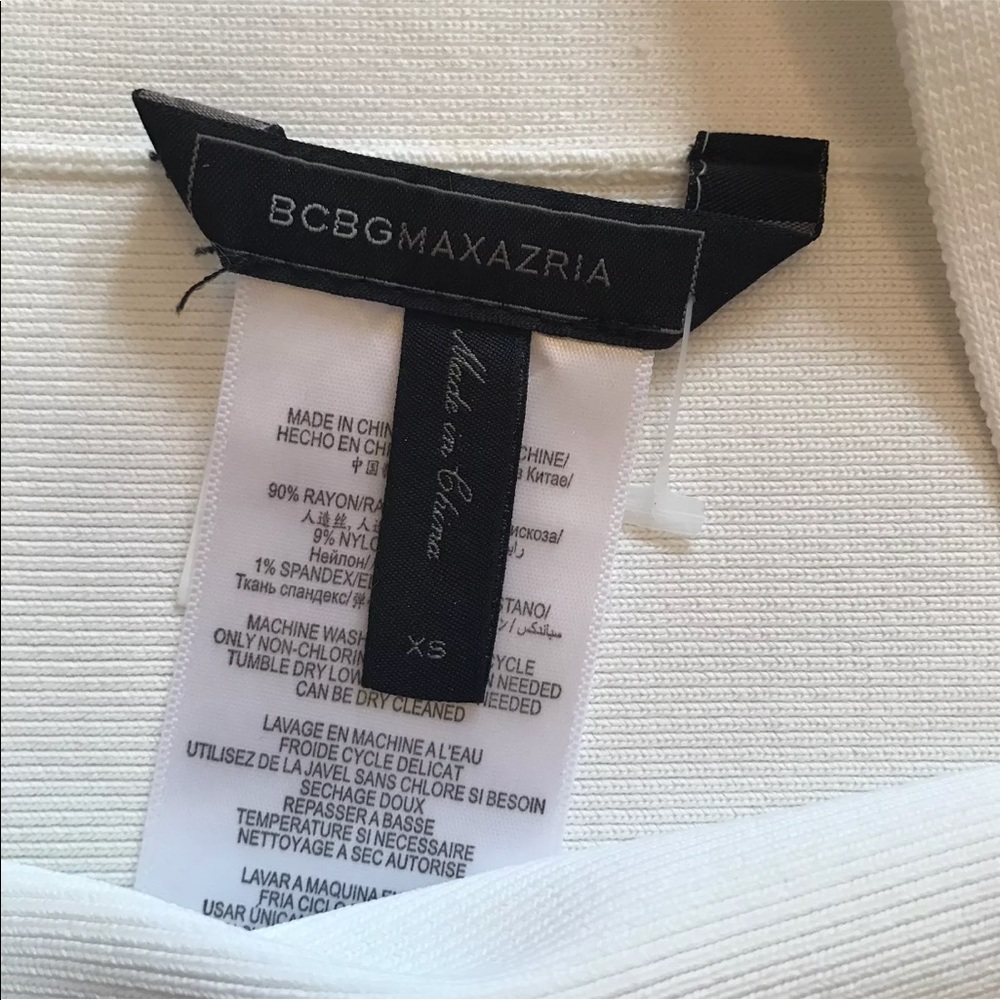 BCBG Gardenia Alexa Pencil Skirt Size XS Ivory - Picture 8 of 8